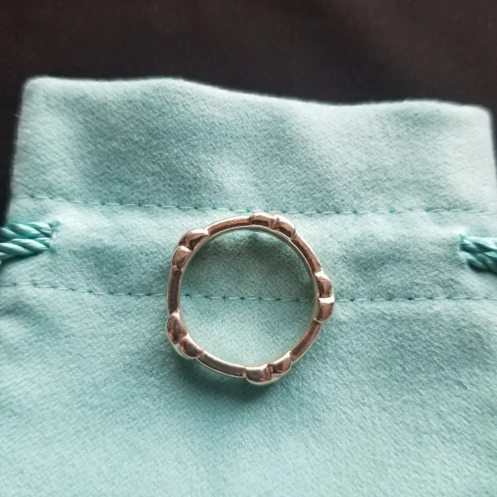 Tiffany & Co. Silver Kiss Ring
